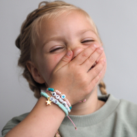 Telefoonnummerarmbandje Zelf Samenstellen